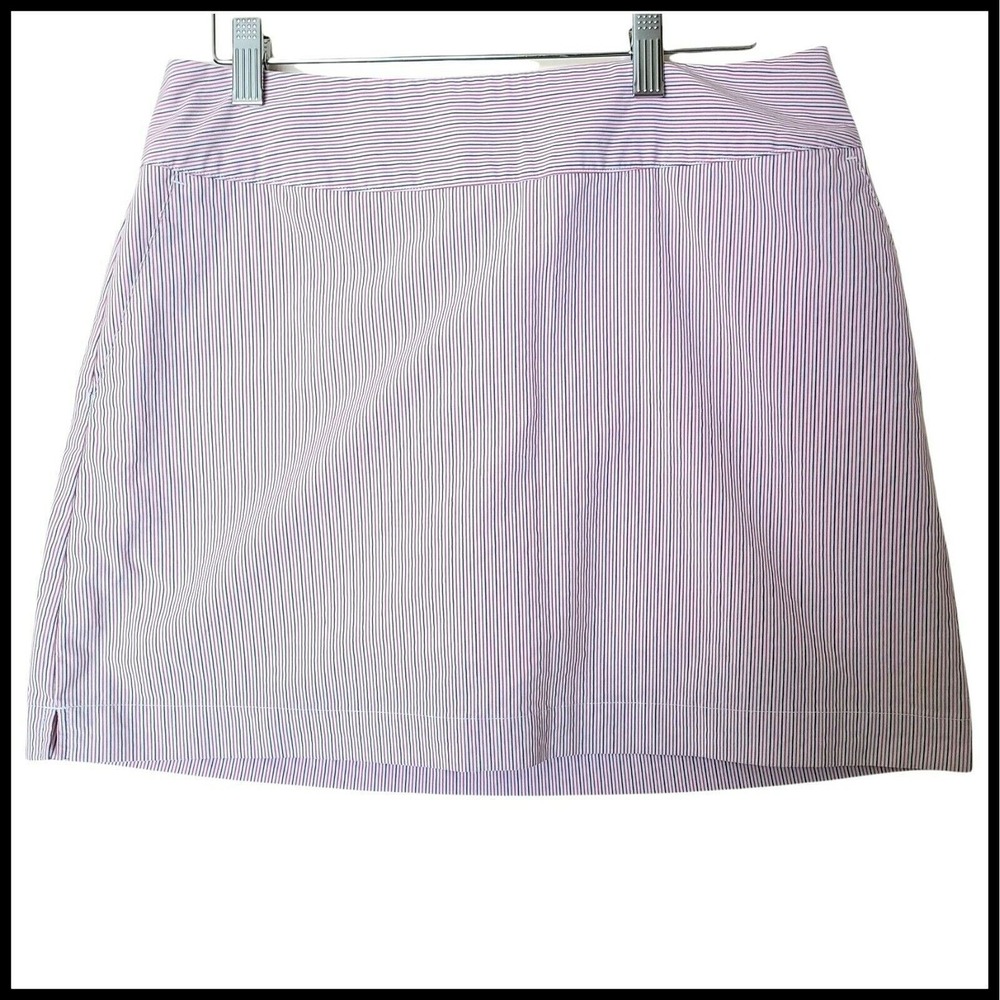 Adidas Stripe Skort Pockets size 4 Golf Tennis